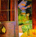Pierre Bonnard  - Bilder Gemälde - La Porte - Fenêtre ouverte