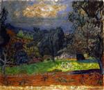 Pierre Bonnard  - Bilder Gemälde - Landscape at Sunset (Le Cannet)