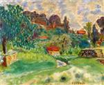 Pierre Bonnard  - Bilder Gemälde - Landscape of Cagnes