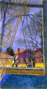 Pierre Bonnard  - Bilder Gemälde - Landscape through a Window