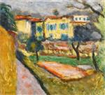 Pierre Bonnard  - Bilder Gemälde - Landscape with Yellow House
