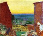 Pierre Bonnard  - Bilder Gemälde - Landscape, Sunset