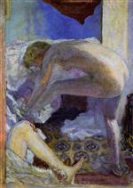 Pierre Bonnard  - Bilder Gemälde - Large Blue Nude