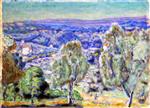 Pierre Bonnard  - Bilder Gemälde - Le Cannet, View from the Pink House