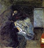 Pierre Bonnard  - Bilder Gemälde - Marthe on a Divan