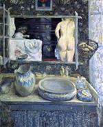 Pierre Bonnard  - Bilder Gemälde - Mirror in the Dressing Room