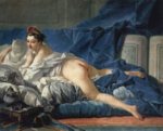 Francois Boucher - Peintures - Odalisque