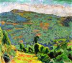 Pierre Bonnard  - Bilder Gemälde - Mountain Landscape in Dauphoné