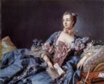 Francois Boucher - Bilder Gemälde - Portrait der Madame de Pompadour