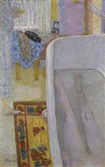 Pierre Bonnard  - Bilder Gemälde - Nude in the Bath