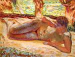 Pierre Bonnard  - Bilder Gemälde - Nude Resting