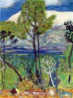 Pierre Bonnard  - Bilder Gemälde - Pines, by the Sea