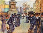 Pierre Bonnard  - Bilder Gemälde - Place Clichy