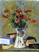 Pierre Bonnard  - Bilder Gemälde - Poppies and Grasses