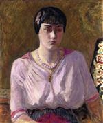 Pierre Bonnard  - Bilder Gemälde - Portrait of a girl, Mademoiselle Renee Terrasse