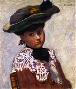 Pierre Bonnard  - Bilder Gemälde - Portrait of a Young Woman