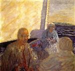 Pierre Bonnard  - Bilder Gemälde - Sailing (The Hahnloser Family)