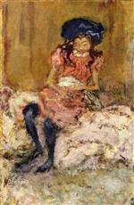 Pierre Bonnard  - Bilder Gemälde - Seated Little Girl