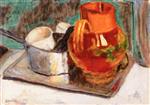 Pierre Bonnard  - Bilder Gemälde - Still Life with Orange Pitcher