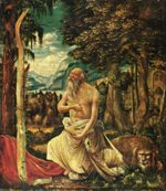 Albrecht Altdorfer - Peintures - St Jérôme en pénitence