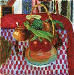 Pierre Bonnard  - Bilder Gemälde - The Checkered Tablecloth