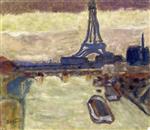 Pierre Bonnard  - Bilder Gemälde - The Eiffel Tower and The Seine