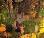 Pierre Bonnard  - Bilder Gemälde - The Family in the Garden