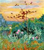 Pierre Bonnard  - Bilder Gemälde - The Garden at Vernonnet