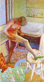 Pierre Bonnard  - Bilder Gemälde - The Green Slipper