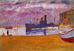 Pierre Bonnard  - Bilder Gemälde - The Port in Cannes