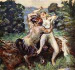 Pierre Bonnard  - Bilder Gemälde - The Rape of the Nymph