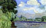 Pierre Bonnard  - Bilder Gemälde - The Seine at Vernon