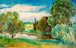 Pierre Bonnard  - Bilder Gemälde - The Seine at Vernon