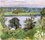 Pierre Bonnard  - Bilder Gemälde - The Seine at Vernon