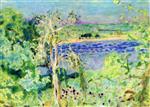 Pierre Bonnard  - Bilder Gemälde - The Seine at Vernon