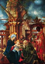 Albrecht Altdorfer - paintings - Die Anbetung der heiligen drei Koenige