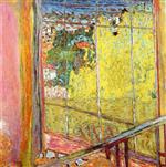 Pierre Bonnard  - Bilder Gemälde - The Studio at Le Cannet, with Mimosa