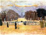 Pierre Bonnard  - Bilder Gemälde - The Tuileries Garden