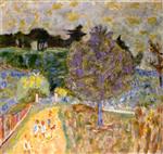 Pierre Bonnard  - Bilder Gemälde - The Yellow Path with Children