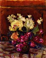 Pierre Bonnard  - Bilder Gemälde - Vase of Flowers