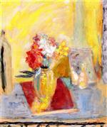 Pierre Bonnard  - Bilder Gemälde - Vase of Flowers on a Table