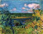 Pierre Bonnard  - Bilder Gemälde - Vernonnet, Landscape near Giverny, France