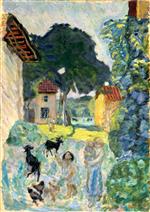 Pierre Bonnard  - Bilder Gemälde - Village Scene, Grasse