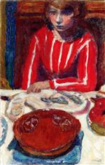 Pierre Bonnard  - Bilder Gemälde - Woman at the Table