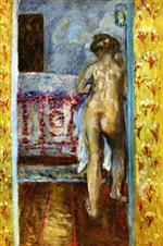 Pierre Bonnard  - Bilder Gemälde - Woman in an Alcove