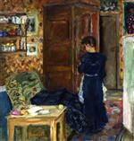Pierre Bonnard  - Bilder Gemälde - Woman in an Interior
