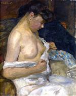 Pierre Bonnard  - Bilder Gemälde - Woman Removing Her Shirt