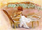Pierre Bonnard  - Bilder Gemälde - Woman Sewing