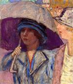 Pierre Bonnard  - Bilder Gemälde - Woman with an Umbrella