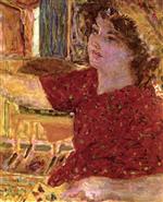 Pierre Bonnard  - Bilder Gemälde - Young Woman Painting